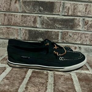 Womens Sperry green /blue checkered size 11